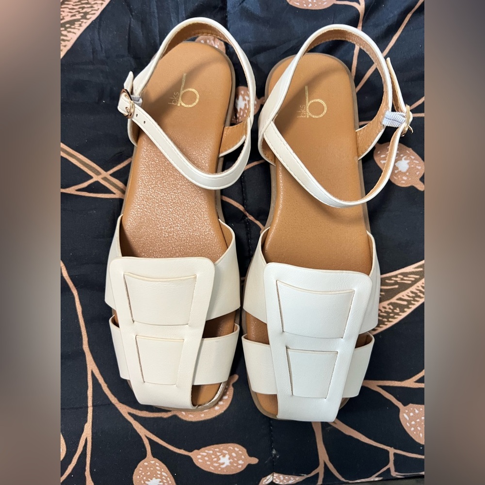 Josefina Off White Women's Sandals by Bakers